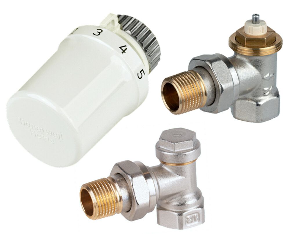 Honeywell Home Set DE Radiateurs 4 Points DE Raccordement Équerre 1/2