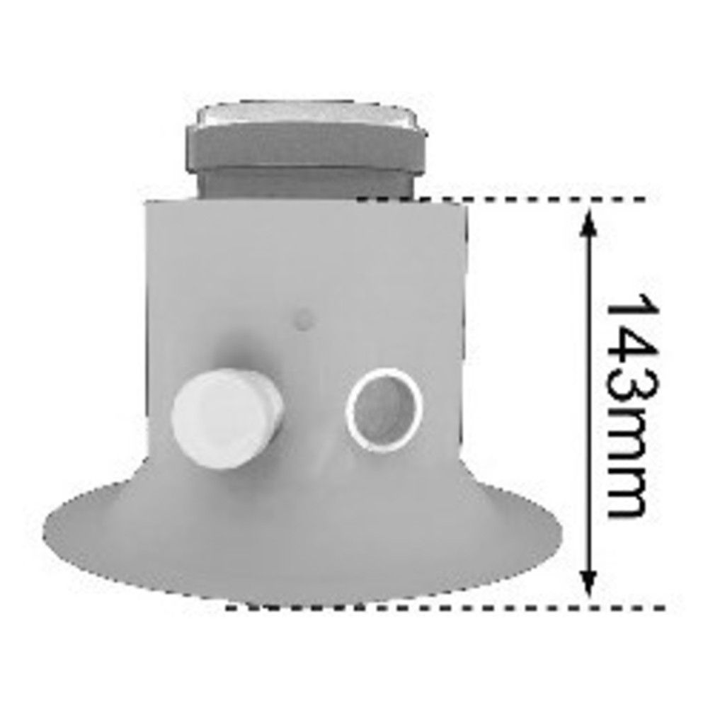 Bulex Adaptateur Verticale D80/125