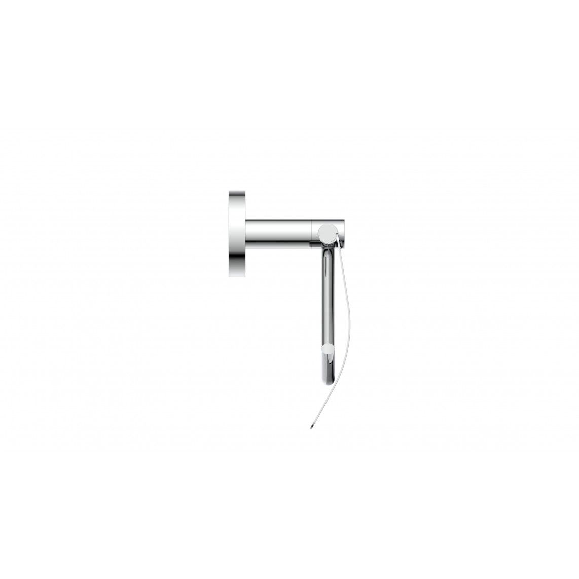 10113 LONDON Toilet paper holder, chrome, with lid vue 2