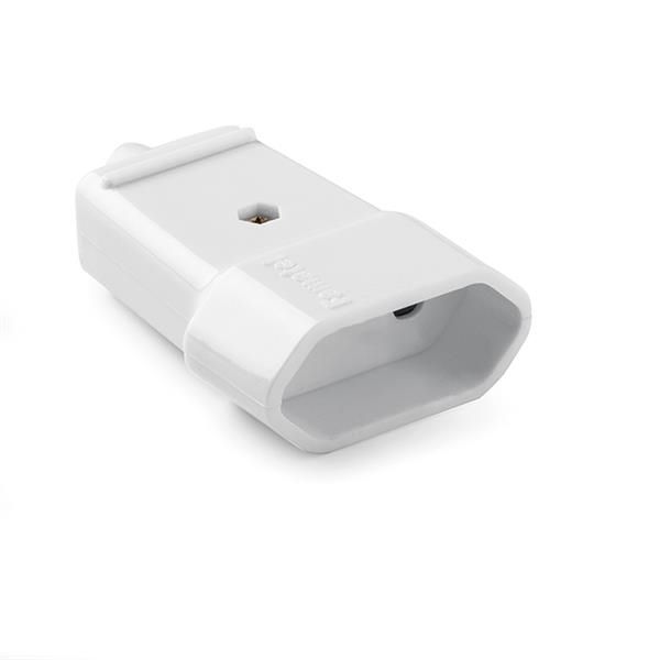 Fiche femelle 2.5A - 220V Blanc
