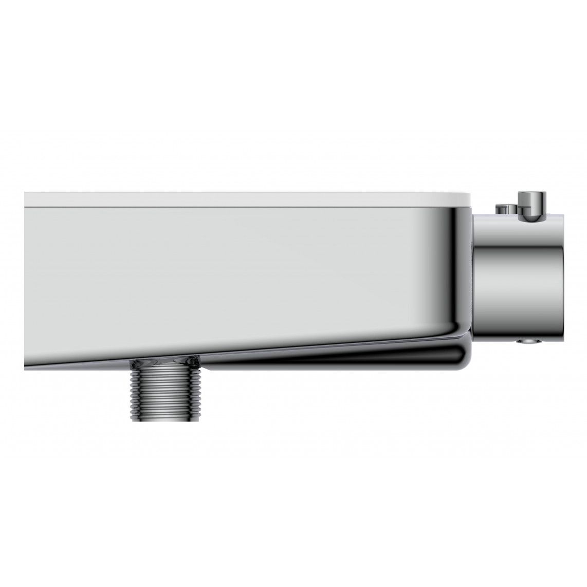 60535 OCEAN Thermostatische douchekraan, chroom/wit, met planchet vue 3