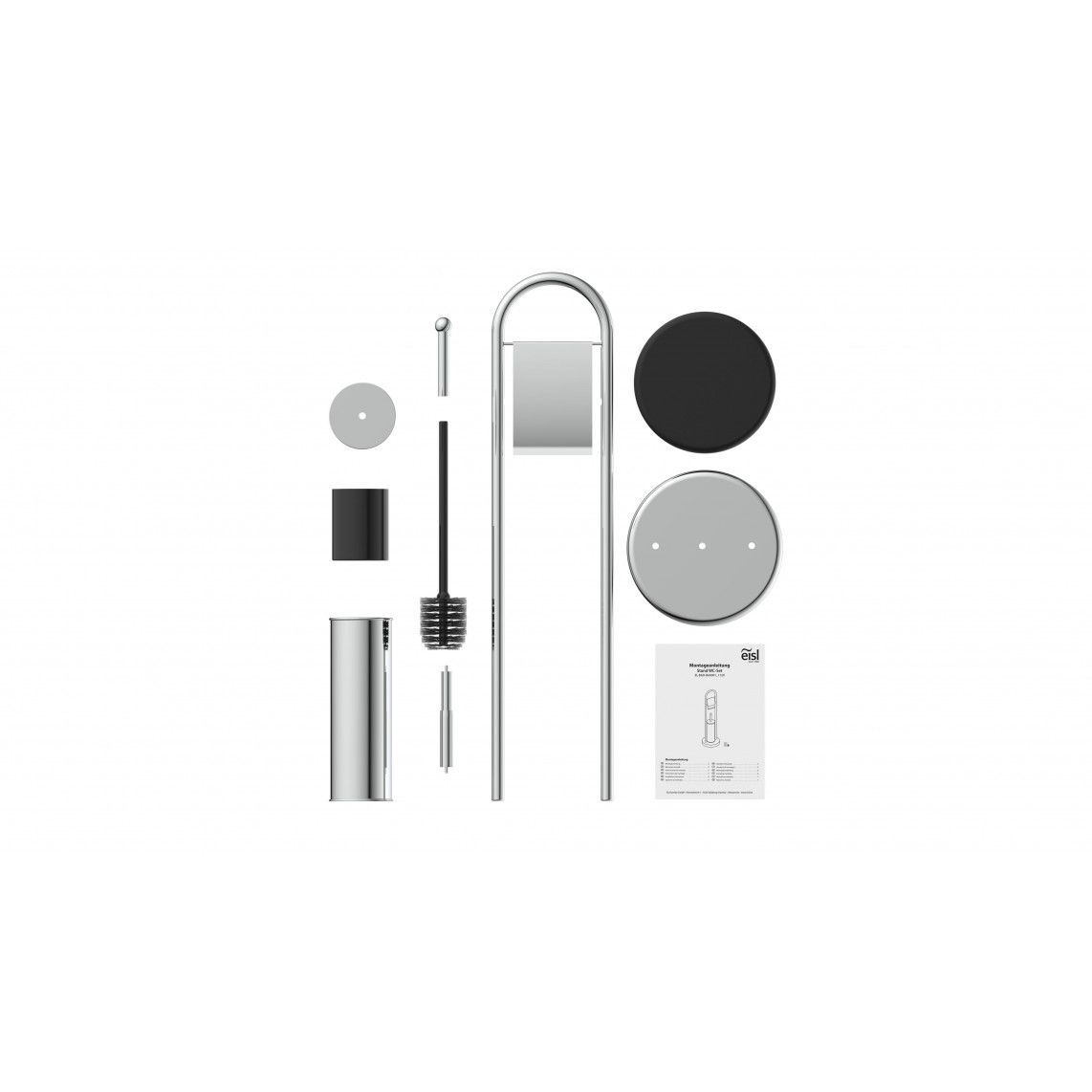 BA0001 Pack WC à poser, chromé vue 6