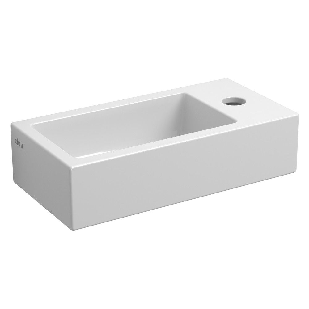 Clou Flush 3 Lave-mains 360×180MM Droite Céramique