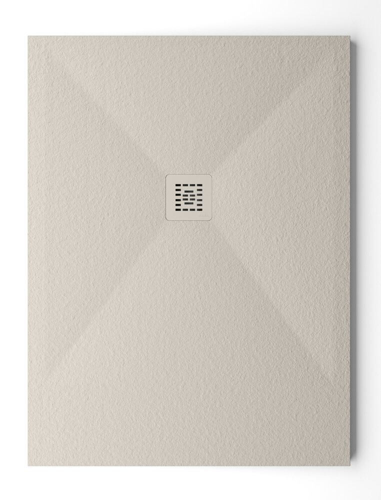 Arblu Trendy Receveur DE Douche 1400×900×30 MM - Avec Bonde DE Vidage Blu Plus ET Couvre-bonde EN Blanc