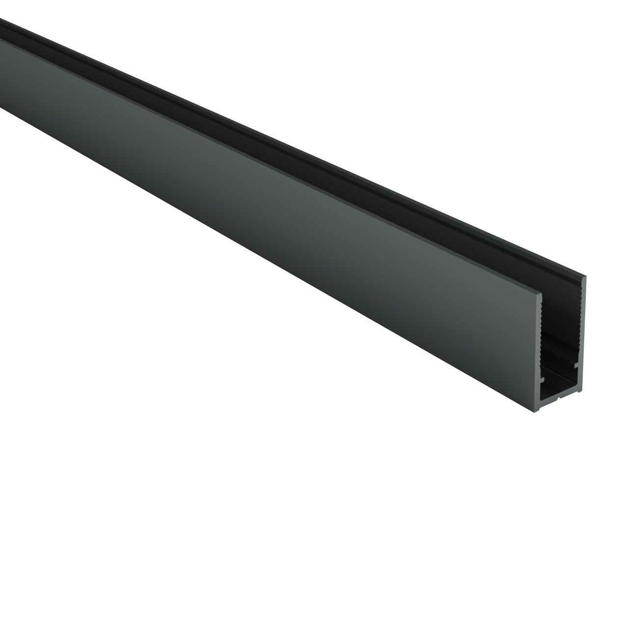 ALONI PROFIL MURAL POUR PAROI DE DOUCHE - 200 CM - GUNMETAL vue 3