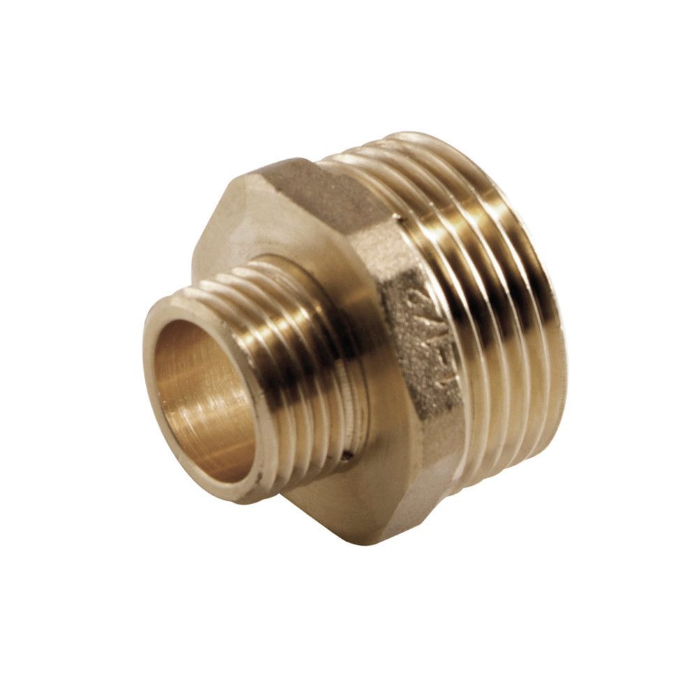 Mamelon Réduit Laiton 4/4”M X 3/4”M