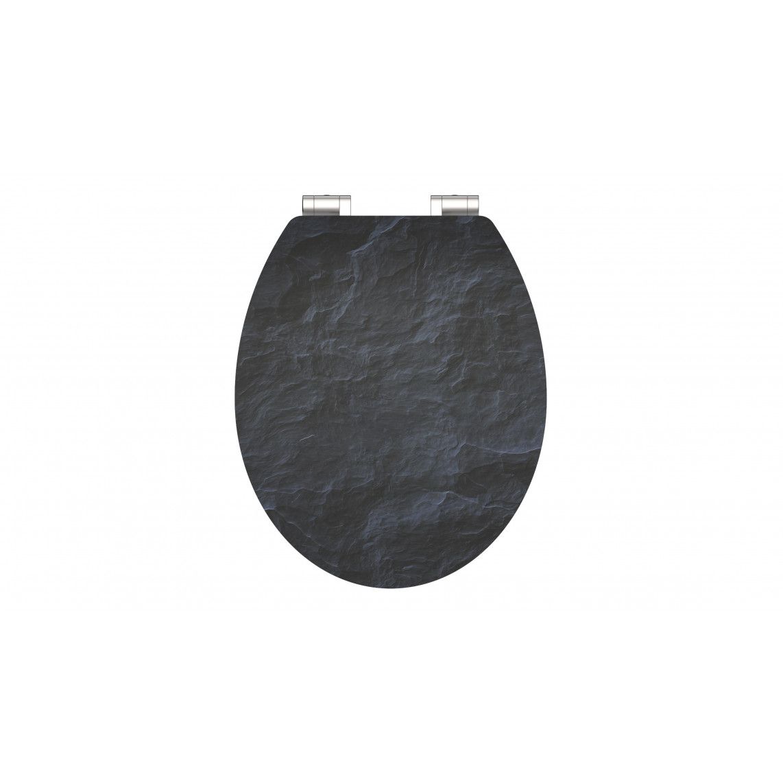 80535 MDF HG WC-zitting BLACK STONE, met valrem vue 2