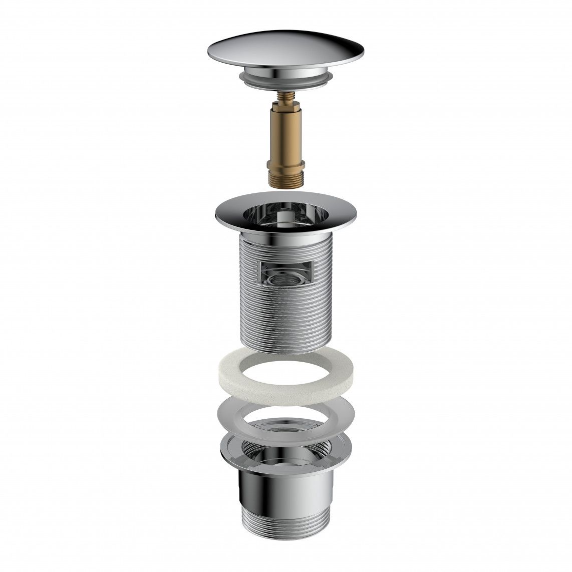 98807330 DAV-1WK afvoerwaste, chroom, 1 1/4" x 65 mm vue 9