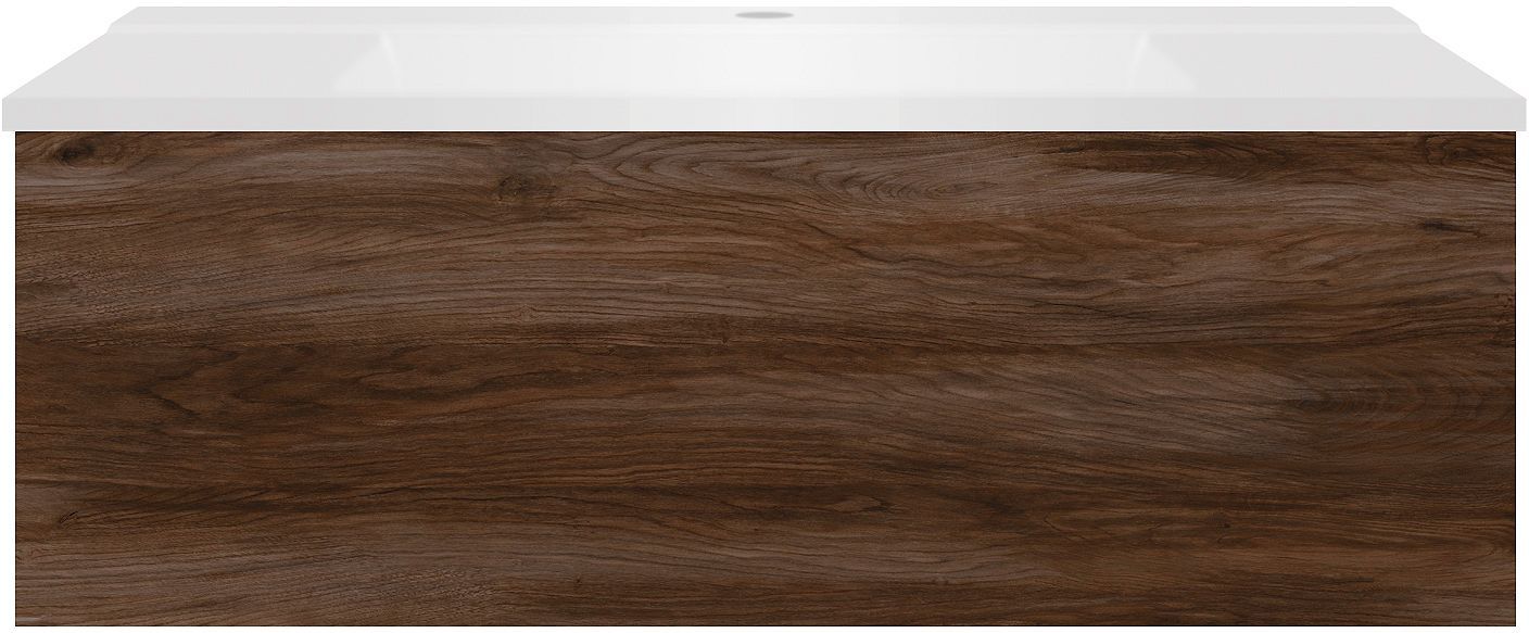 ONDERBOUW COFFEE 1 LADE 90 NOTELAAR DECOR FLUWEEL+WASTAFEL MAT WIT