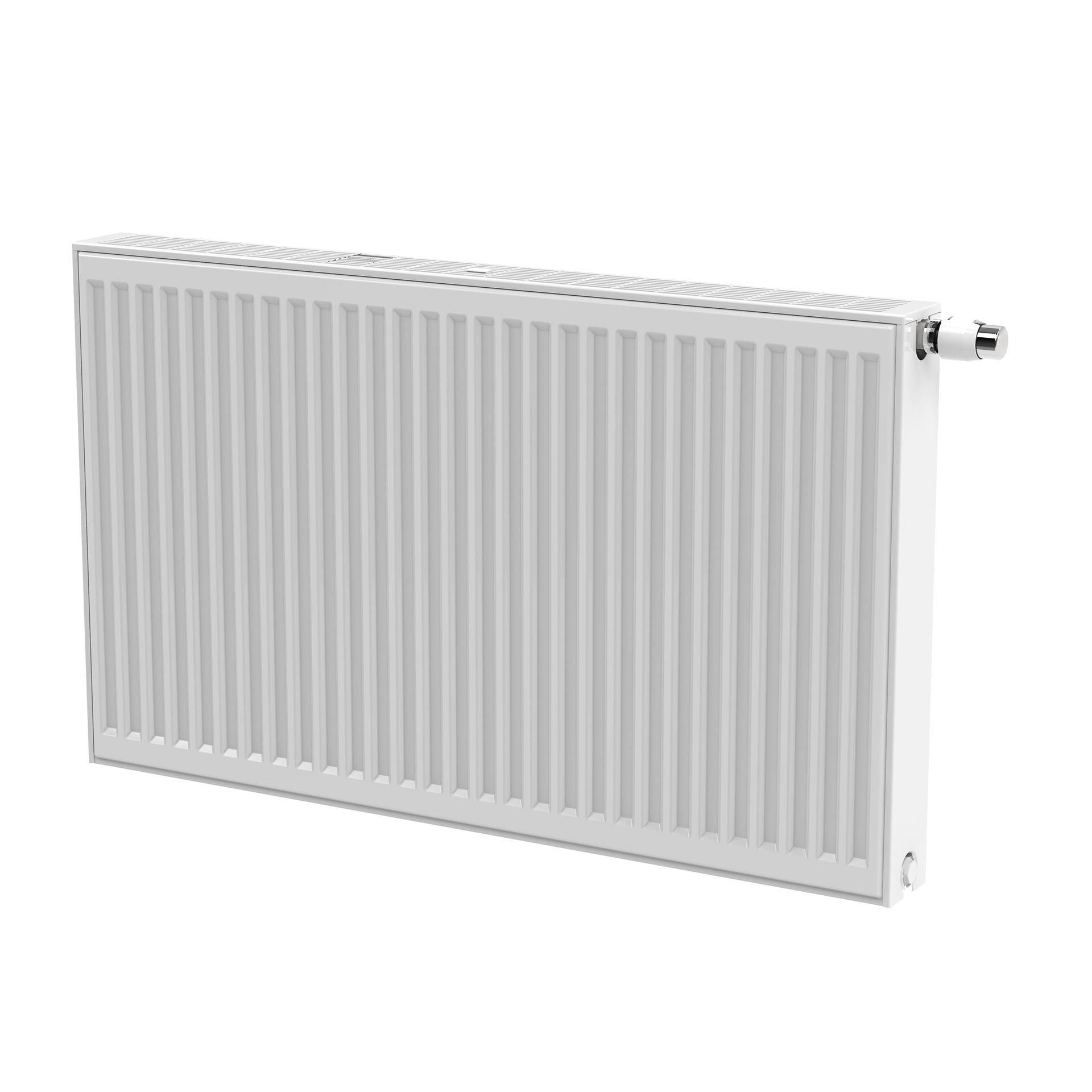 STELRAD NOVELLO RADIATEUR PANNEAU - T22 - 8 RACCORDEMENTS - 600X2000MM - 3464W - BLANC BRILLANT vue 3