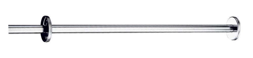 Delabie Porte-rideau Droit Recouper 2M Tube INOX 304 Poli Brillant D20MM