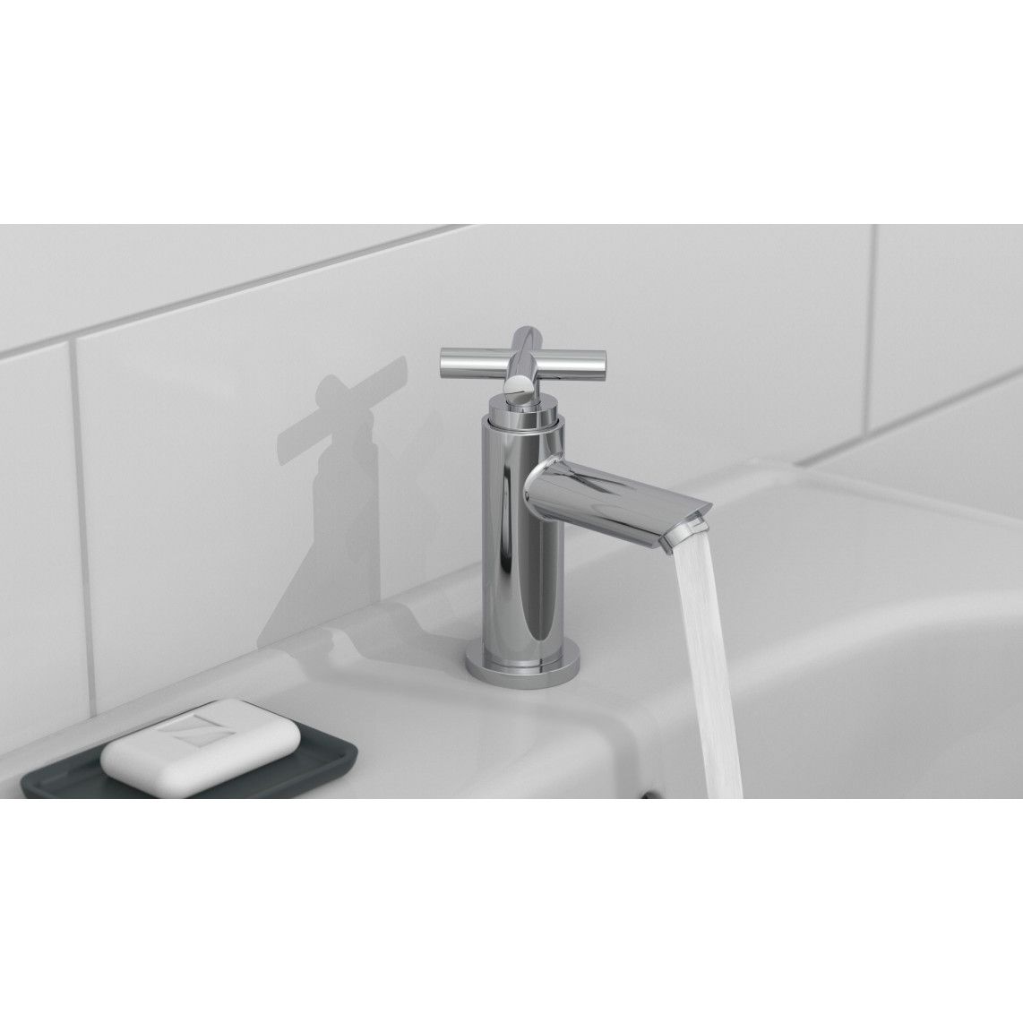 37956 MATAO Cold water tap, chrome vue 6