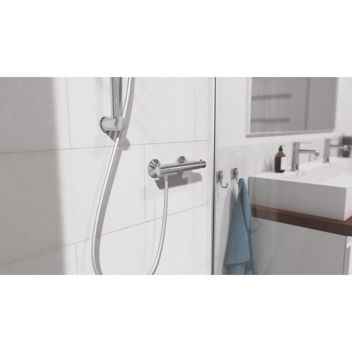 52445 VICO Thermostatische douchekraan, chroom vue 11