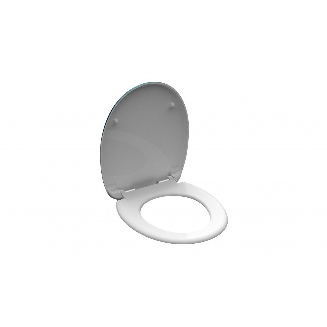 82153 Duroplast Toilet seat FALLEN LEAF, with soft close vue 4