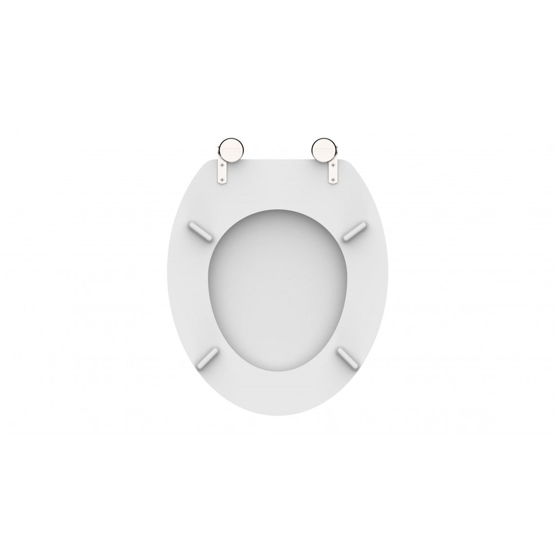 84000 WC-bril met houtkern WHITE vue 10