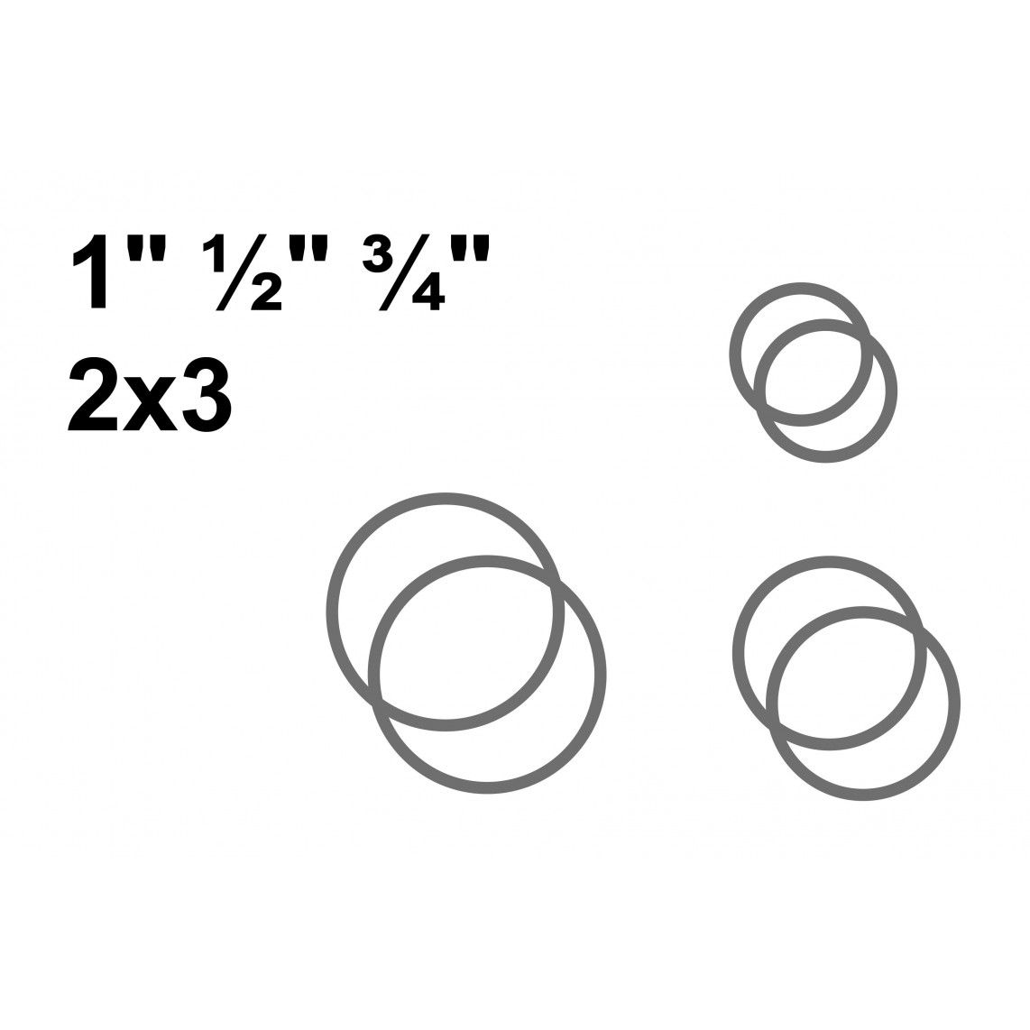 98697310 Screw connection gasket, high-pressure fibre, set each 2x 1/2" 3/4" 1" vue 2