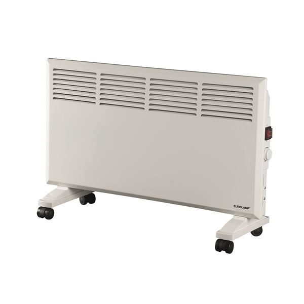 Panneau chauffant avec thermostat réglable 1000 - 2000W IPx4 système de protection contresurchauffe