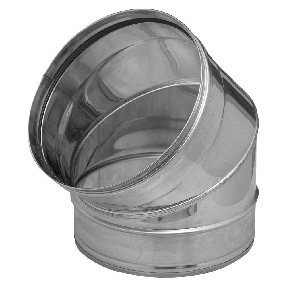 Dinak SW06 040 Coude 45° D100 INOX 316L 0,6MM Avec Joint