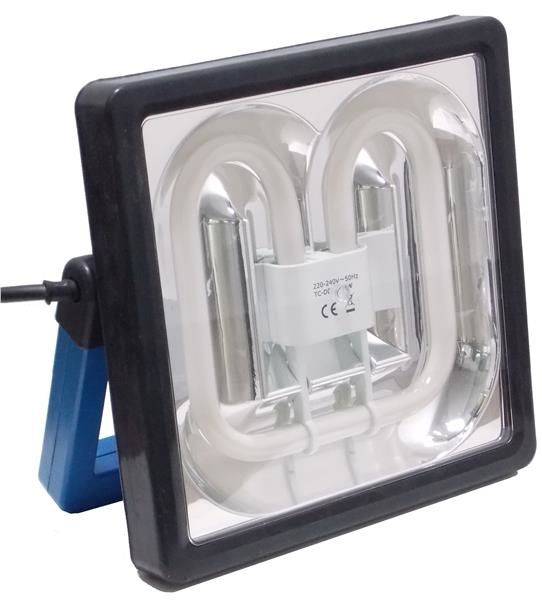 Lampe de chantier avec lampe économique 55W