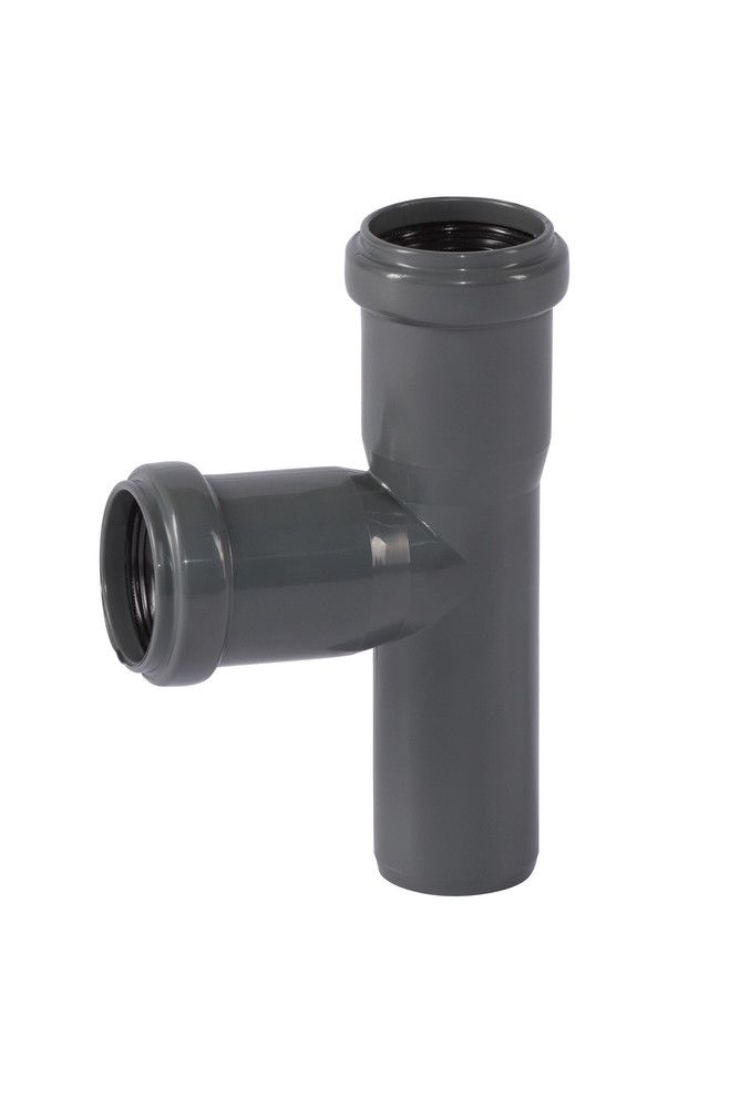 Ostendorf Kunststoffe Ht-safe EA TÉ 87° Polypropylène D 32 MM Gris