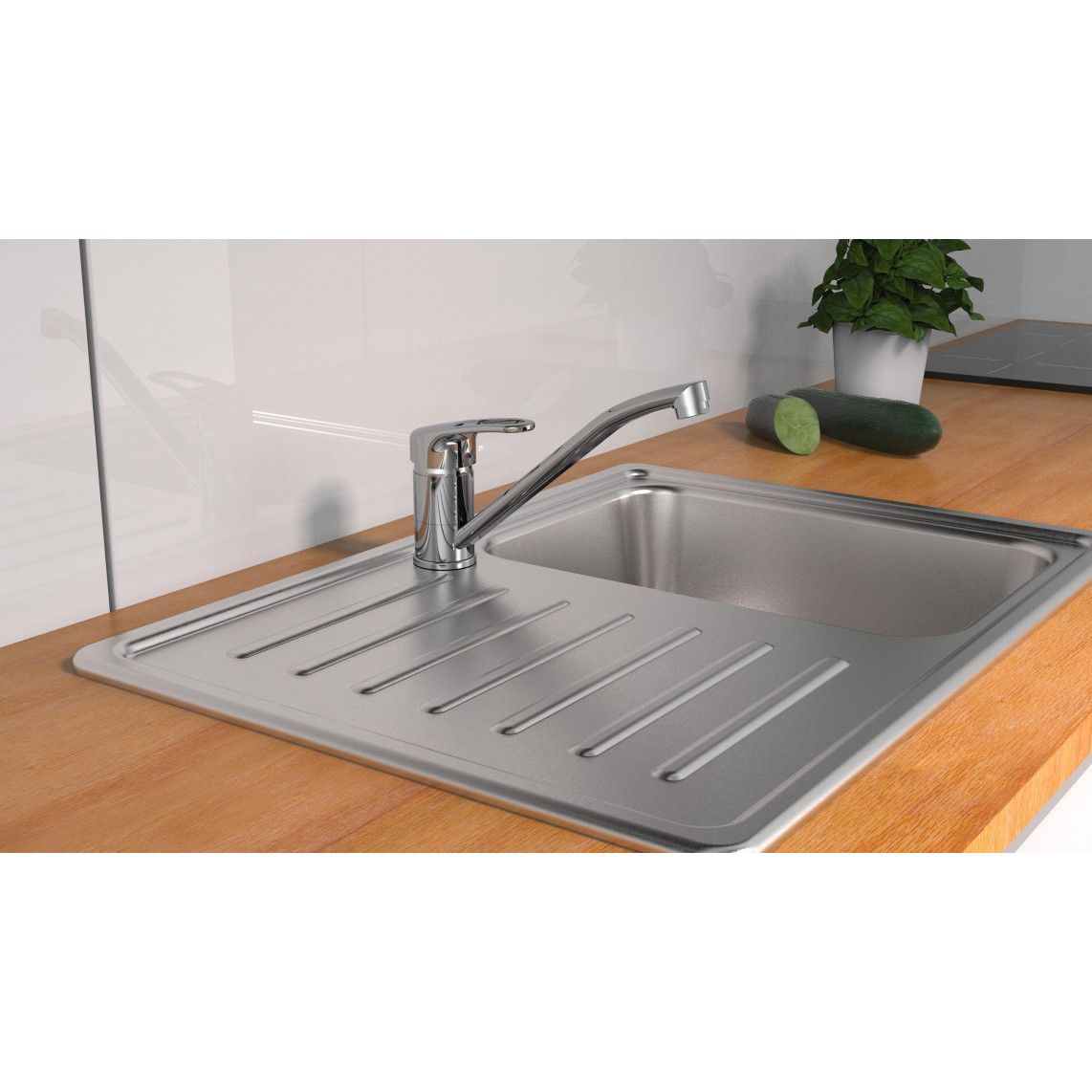 35550 DANTE Sink mixer, chrome vue 3