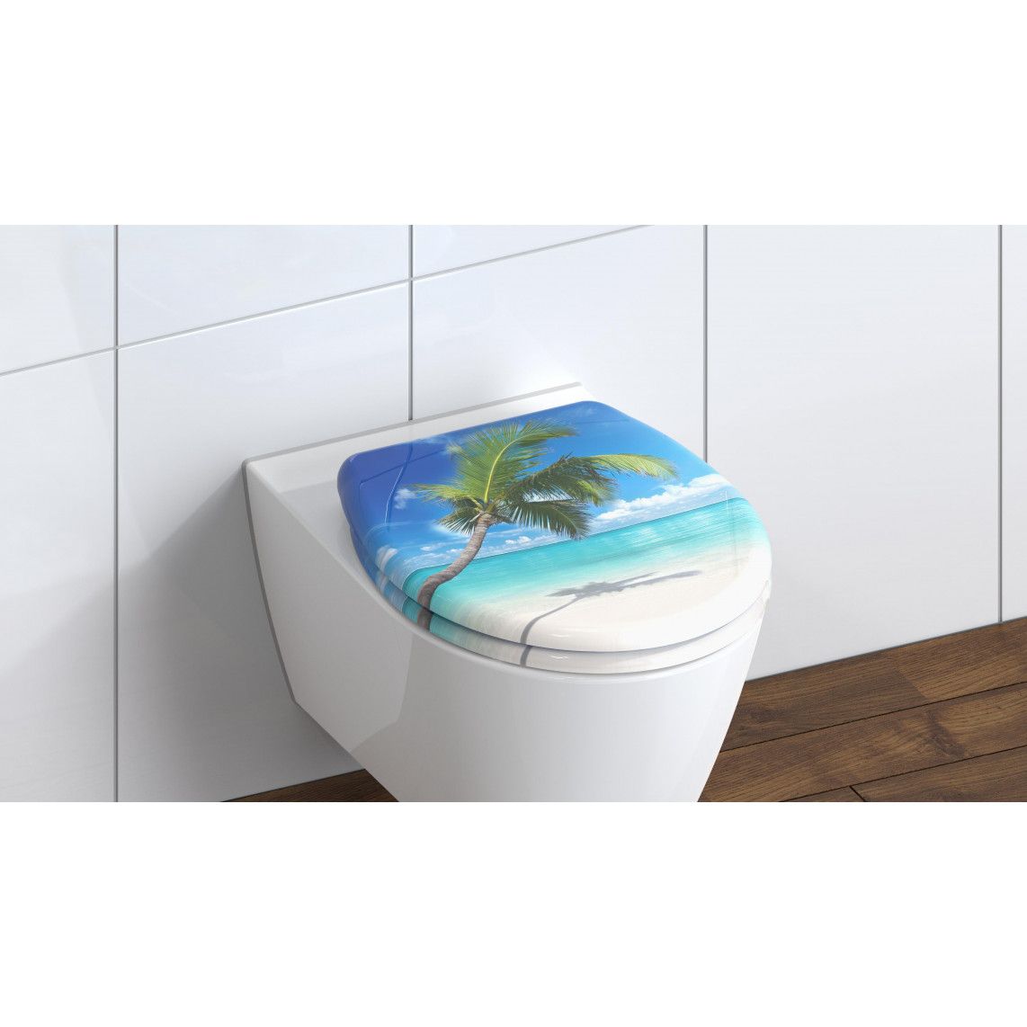 82363 Duroplast WC-zitting CARRIBEAN, met valrem en afneembaar vue 7
