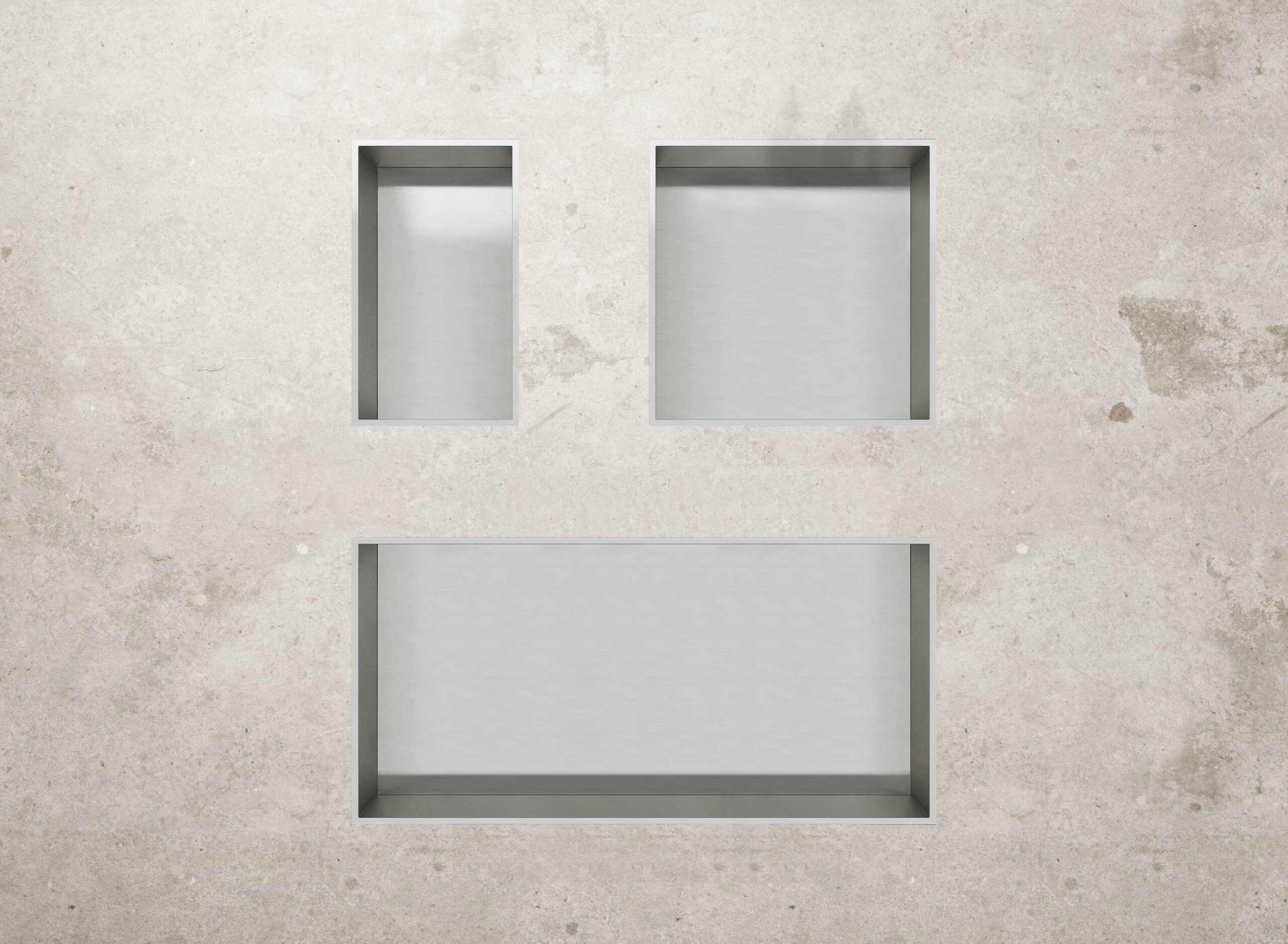 Aloni Niche Encastrée (300×600×100MM) - Acier Inoxydable Brosse