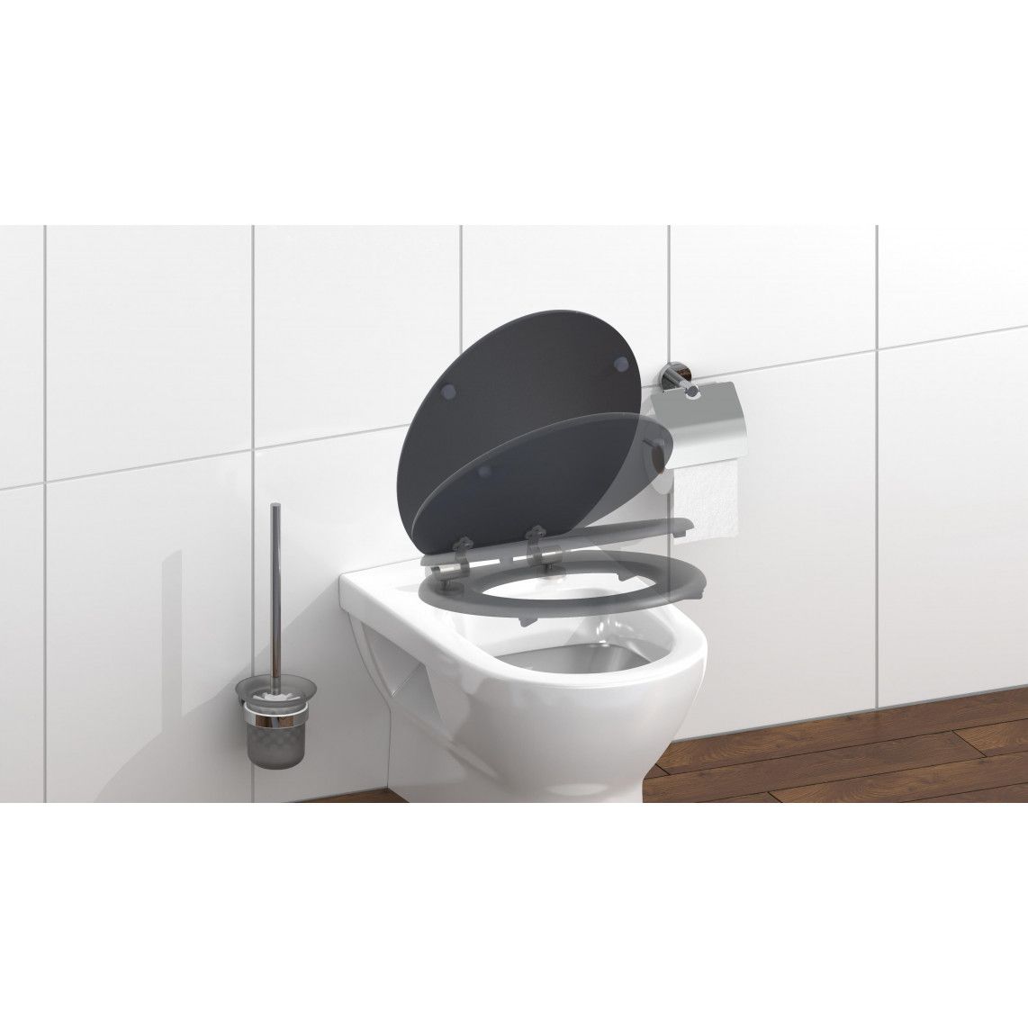 80104 MDF WC-zitting SPIRIT ANTHRAZIT, met valrem vue 9