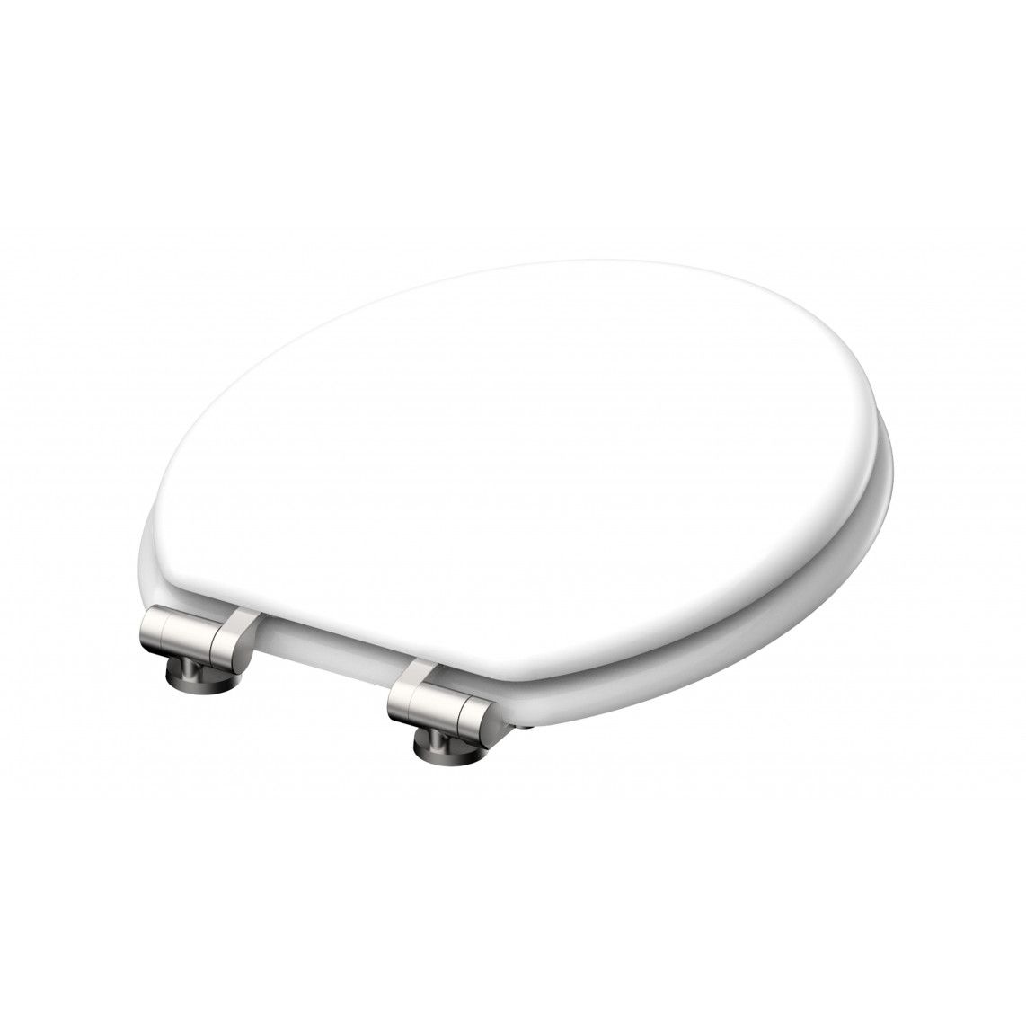 84100 Moulded wood toilet weat WHITE, with soft close vue 6