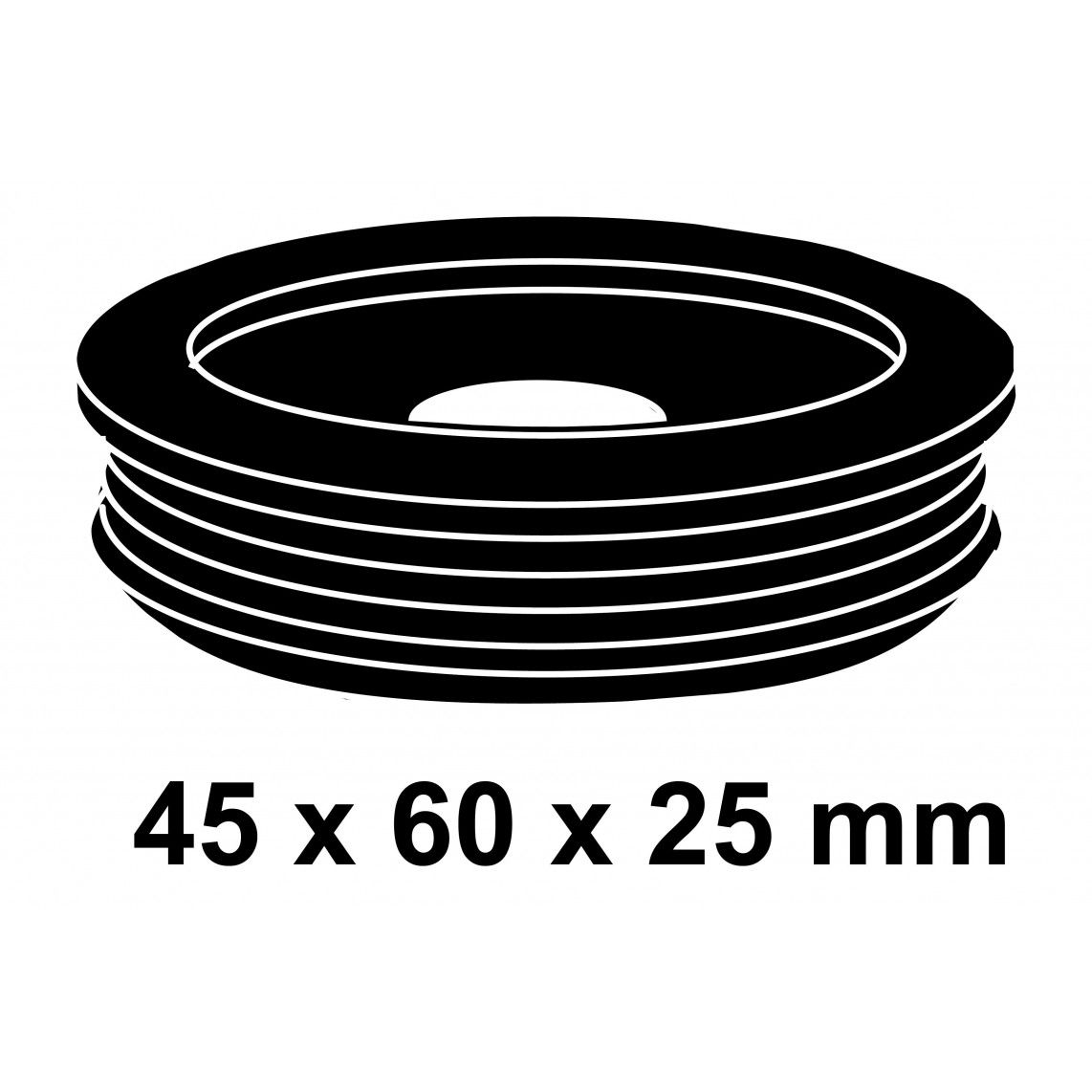 98027985 Flush pipe connector, 45 x 60 x 25 mm, for Geberit vue 2