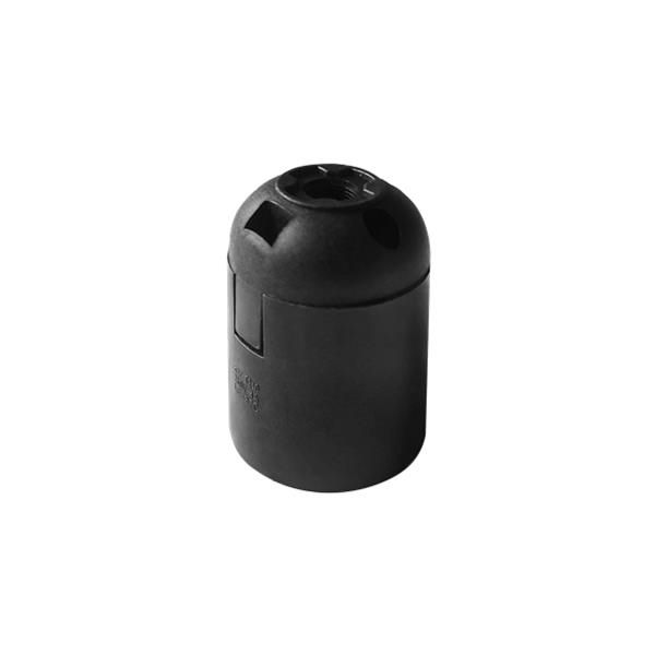 Soquet thermoplastique E27 Noir