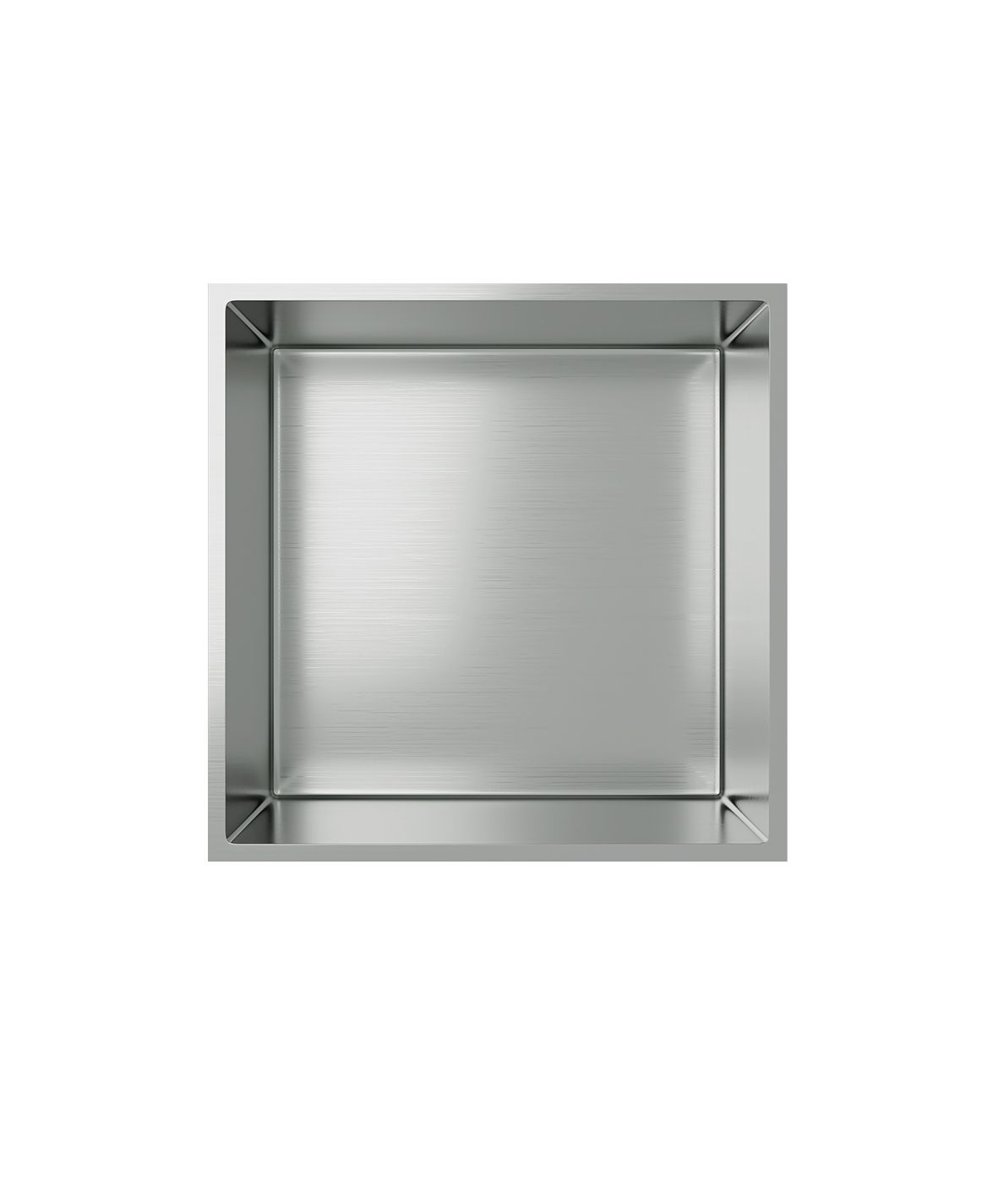 ALONI NICHE ENCASTRÉE (300X300X100MM) - ACIER INOXYDABLE BROSSE vue 3