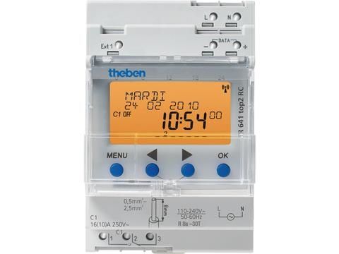 Horloge digitale annuelle et astronomique 110 - 240V 50 - 60Hz 1CO 16A