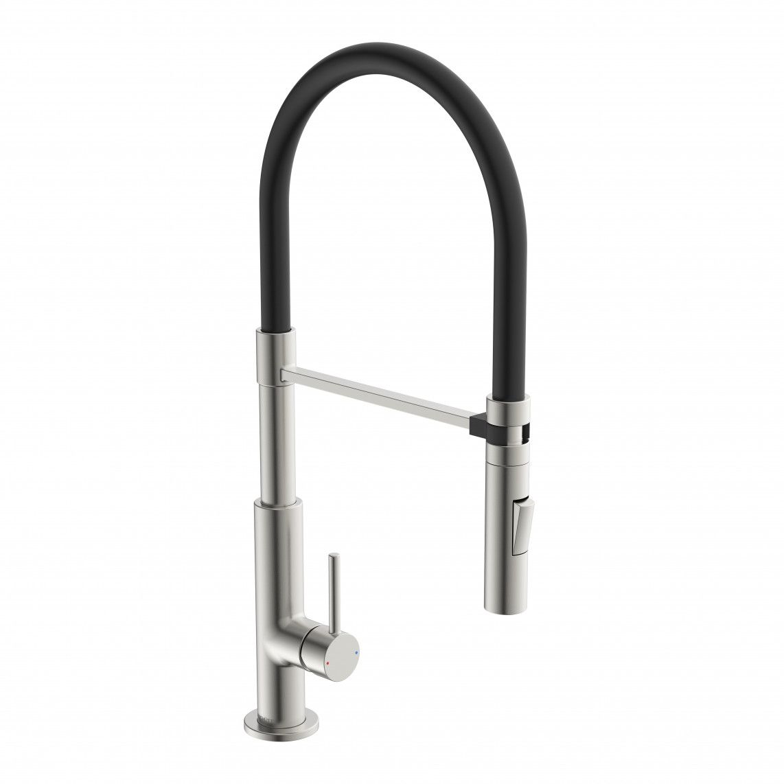 23138 DESIGN Mitigeur évier, Apparence Inox/noir, Apparence Inox/rouge, Apparence Inox/gris