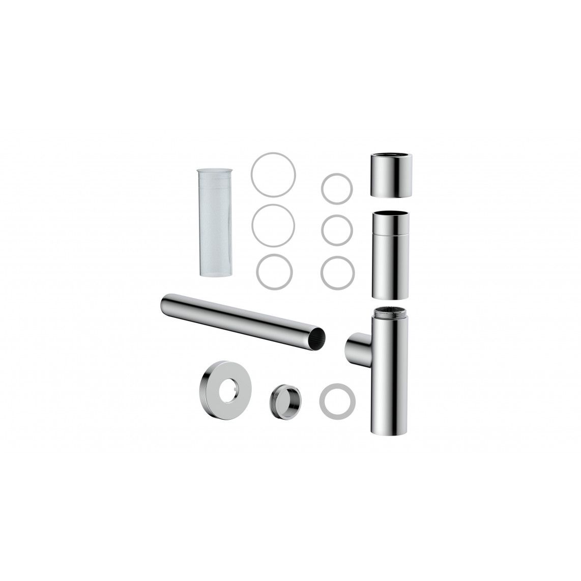 98803710 DS-2WK Bottle trap, chrome, 1 1/4" x 32 mm vue 5
