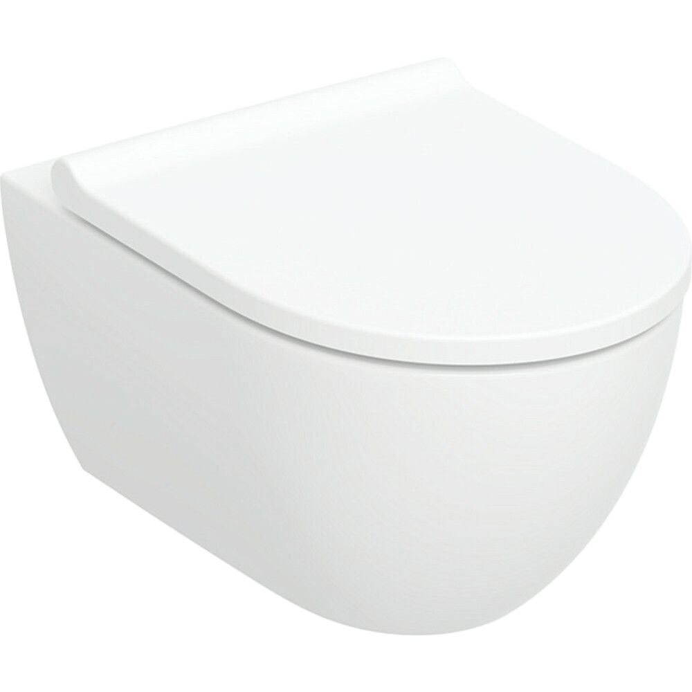 Geberit Acanto Set WC Suspendu À Fond Creux Turboflush Siège Soft Close Blanc