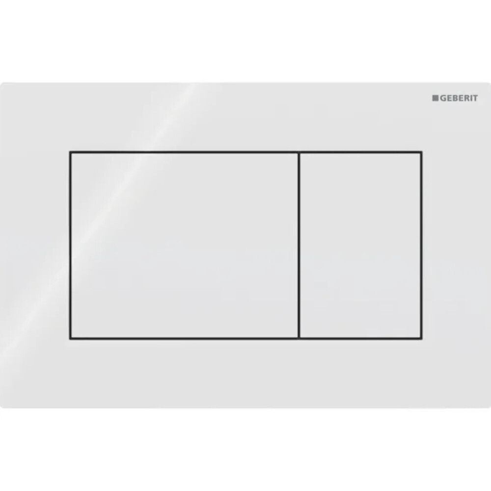 Geberit SIGMA01 Plaque DE Commande Carré Blanc