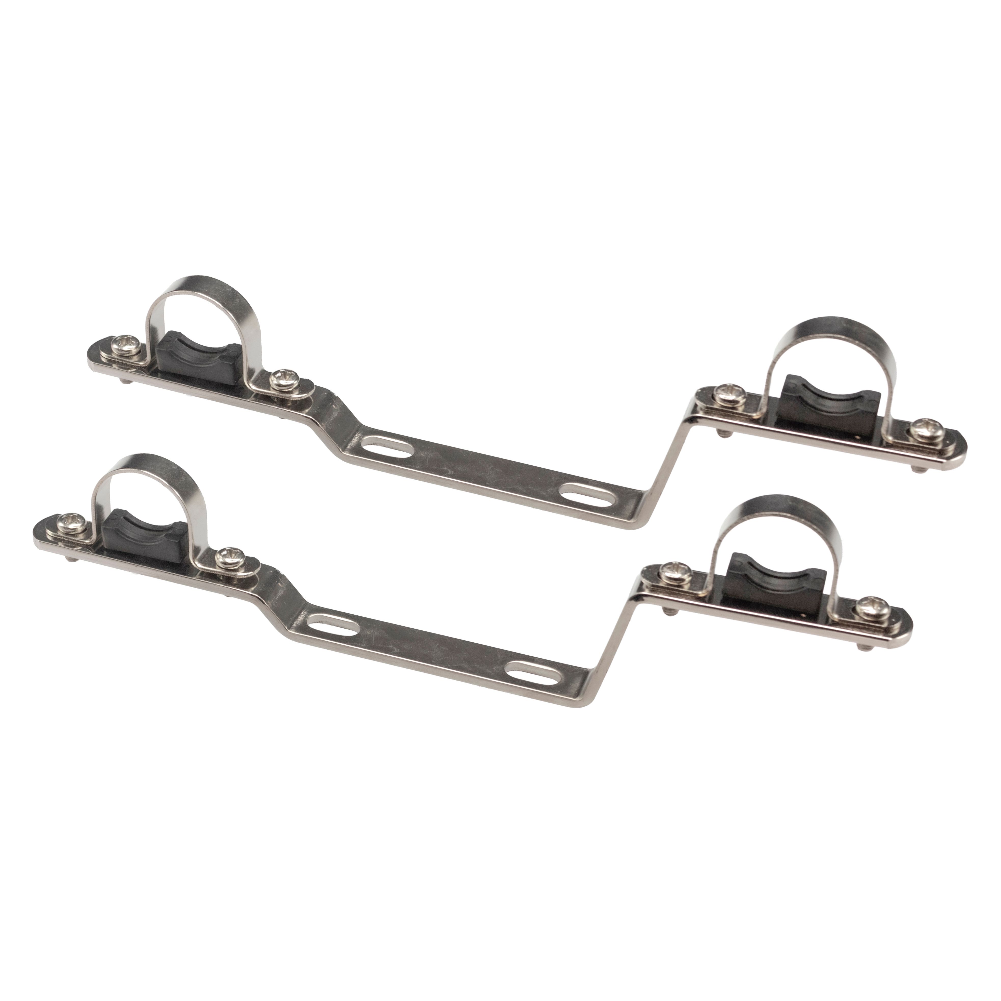 "FIXATION DOUBLE POUR COLLECTEUR À VANNE 1"" 2PCS/SET"