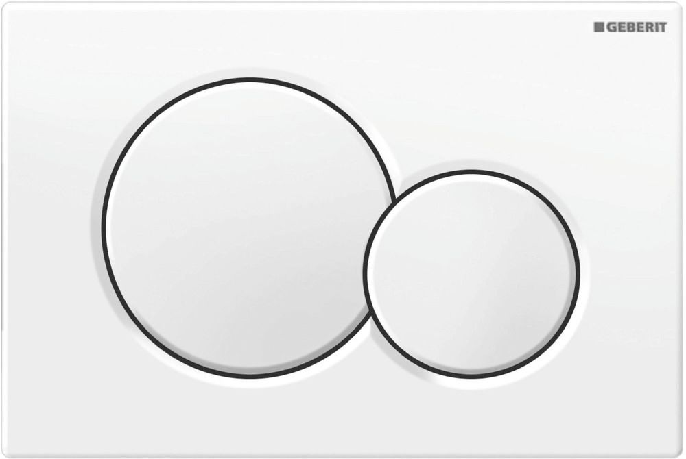 Geberit SIGMA01 Plaque DE Commande Ronde Blanc