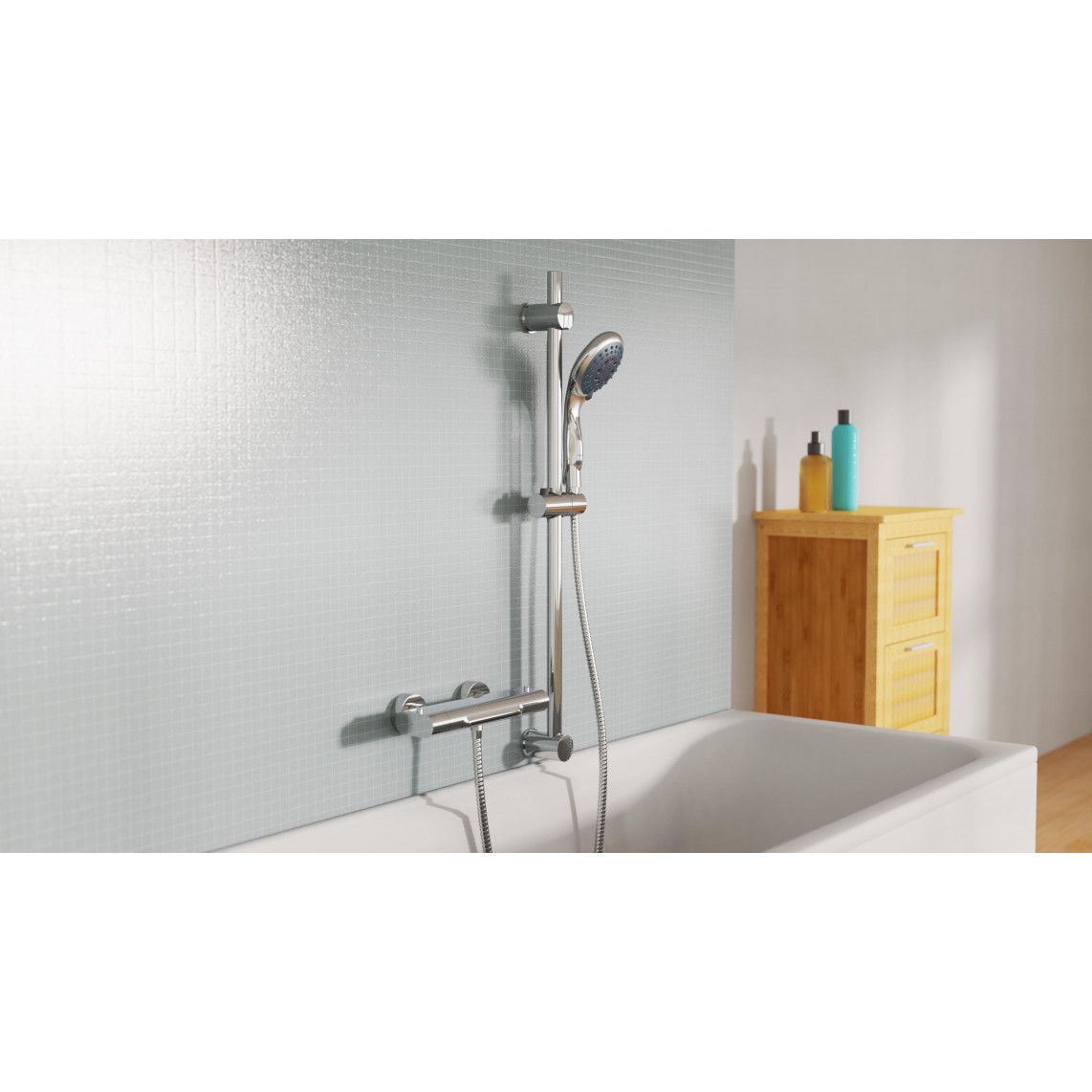 JM175MKCRPLUS Shower hose 175 cm, stainless steel vue 8