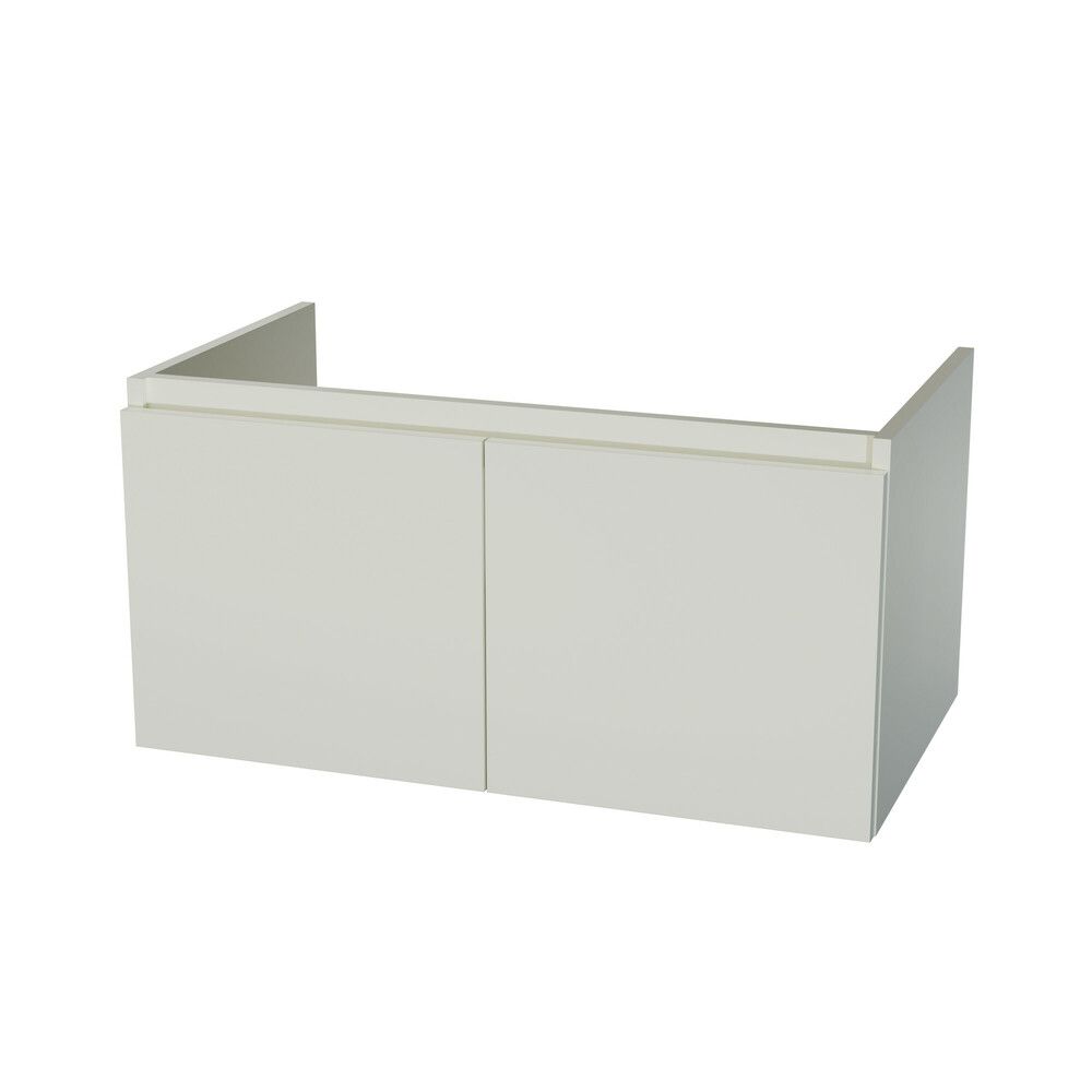 Intro Stella 45 Sous-meuble B800XH400XD455MM 2PORTES Blanc