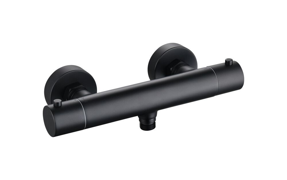 Lana Black Mitigeur Douche Thermostatique Noir Mat
