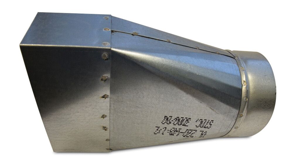 Ventilair FGG220-158 réduction vers rond 220x80 D160 galva