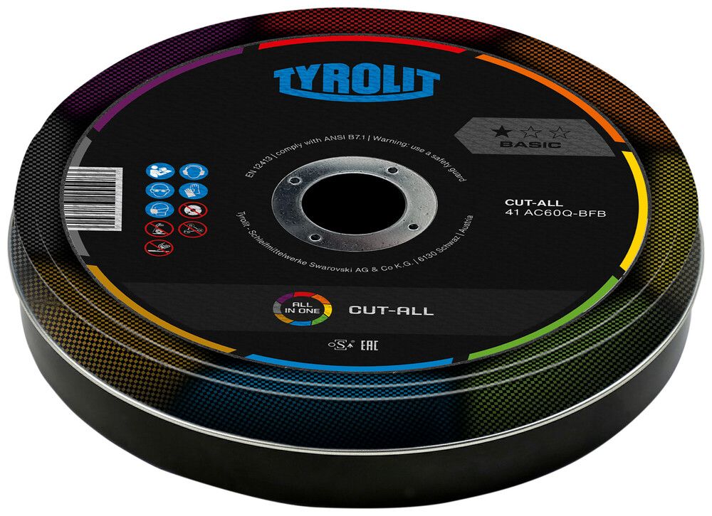 Tyrolit BASIC cut all disque à tronçonner (boîte 10 pcs)