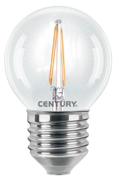 Lampe filament Led boule - 4W - E27 - 2700K - 480lm - IP20