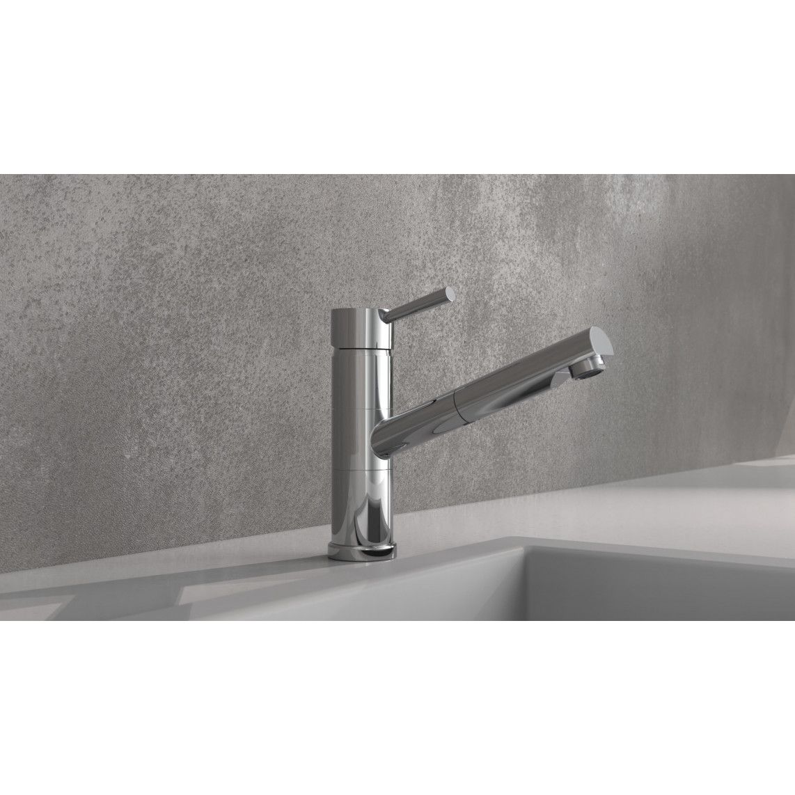 33770 UNICORN Sink mixer, chrome, with pull-out spout vue 5