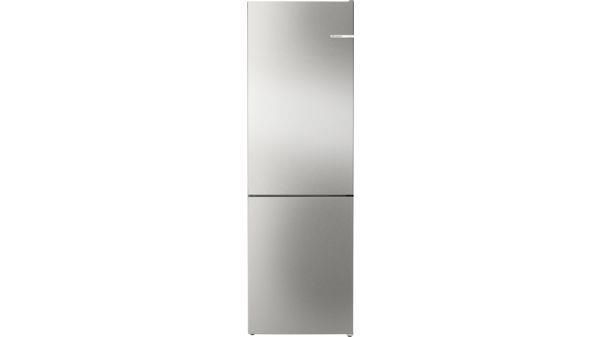 Réfrigérateur - pose-libre serie 4 Bottom-Freezer NoFrost NoFrost, classe B, 33dB, Led à allumage pr