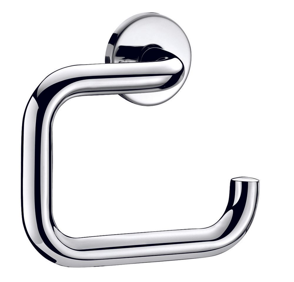 Delabie Porte-papier WC EN U INOX Poli Brillant Fixations Invisibles