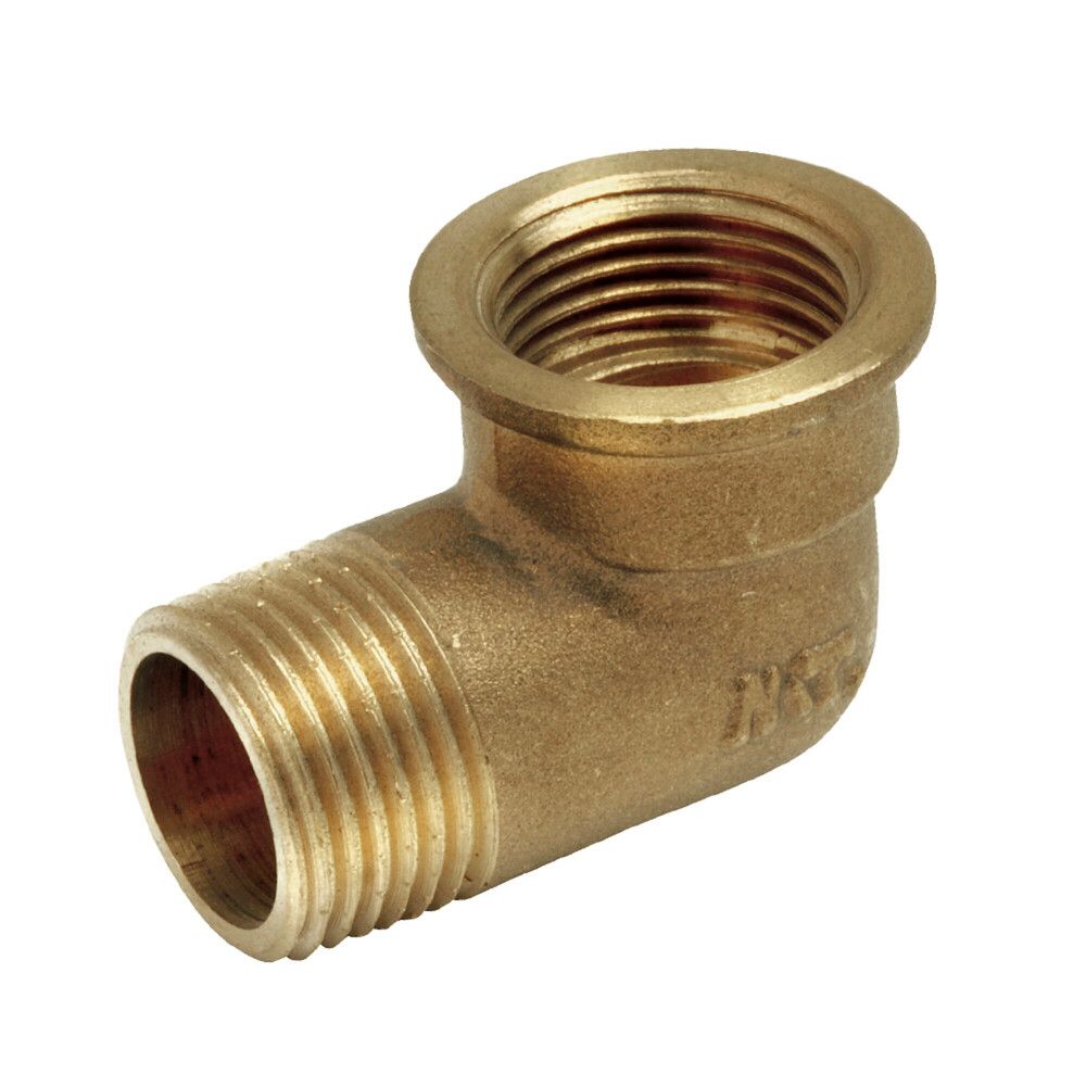 Coude 90° Laiton 1/2”MF