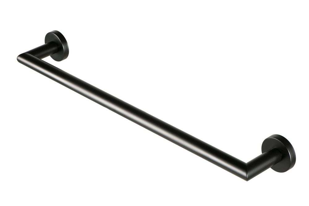 Geesa Nemox Black Porte-serviettes Simple 450MM Noir Peinture EN Bombe